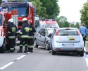 Śmiertelny wypadek w Rzekuniu. Samochód nauki jazdy zderzył się z hondą civic (ZDJĘCIA) 