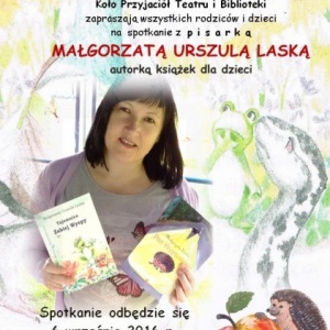 Biblioteka w Myszyńcu zaprasza na spotkanie z autorką książek dla dzieci