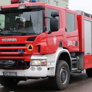 Pożar „osobówki” w Szczawinie