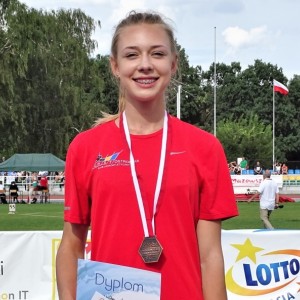 Mistrzostwa Polski U18: Marta Łada z brązem w trójskoku! (wideo)
