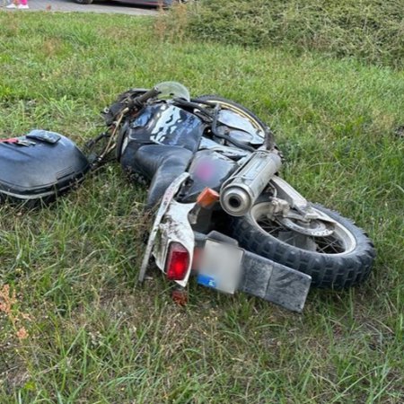 Tragedia na drodze. 35-letni motocyklista zginął w wypadku [ZDJĘCIA]