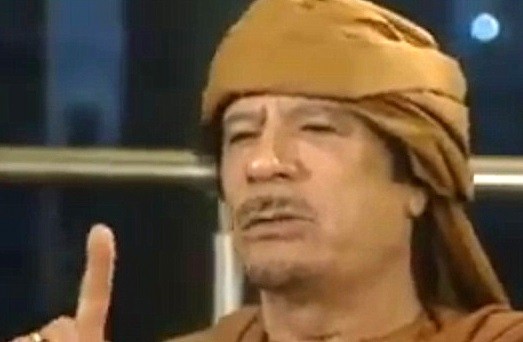 Muammar Kaddafi (fot. youtube) 