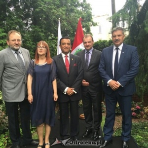Samorządowcy z Ostrołęki gościnnie u ambasadora Peru