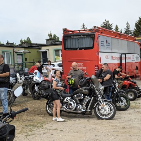 Motoserce 2024 w Ostrołęce: Krwiodawcy ruszyli na ratunek! [WIDEO, ZDJĘCIA]