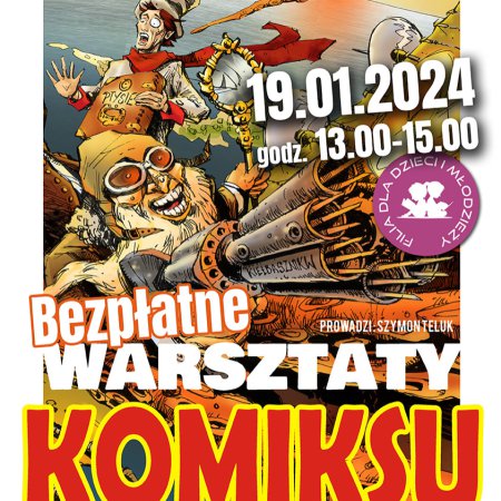 Ciekawa oferta na ferie. Bezpłatne warsztaty komiksu