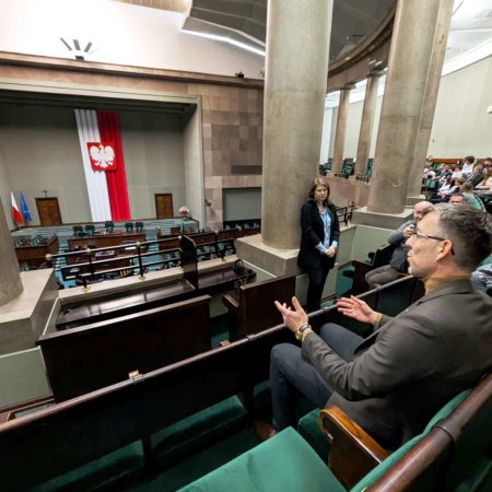 Zwiedziliśmy Sejm z posłem Marcinem Grabowskim [WIDEO, ZDJĘCIA]