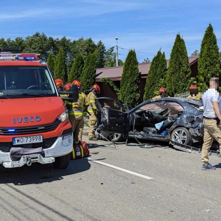 Wypadek w Czarnowcu! [WIDEO, ZDJĘCIA]