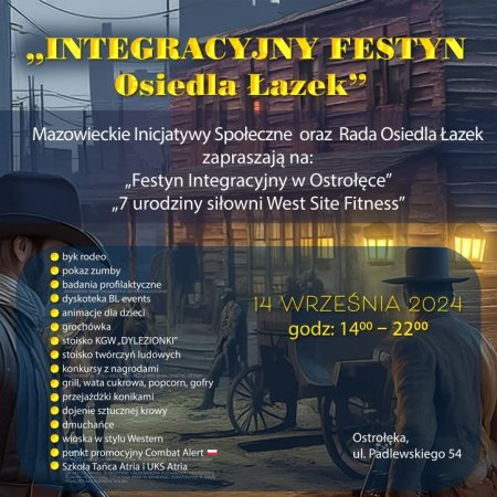 Integracja na całego! Festyn Osiedla Łazek już 14 września