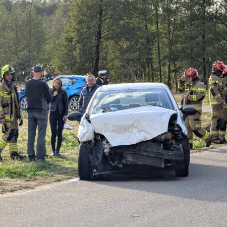 Wypadek w Olszewie-Borkach! 18-latkowi zatrzymano prawo jazdy [ZDJĘCIA]