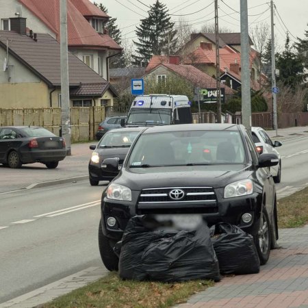 Zderzenie na trasie wyjazdowej z Ostrołęki – nikt nie ucierpiał [ZDJĘCIA]