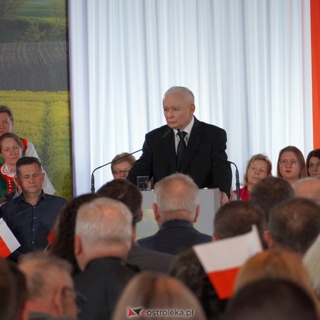 Jarosław Kaczyński na X. Już pierwszego dnia wspomniał o Ostrołęce