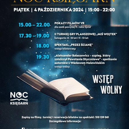 Noc Księgarń 2024 w Muzeum Żołnierzy Wyklętych [PROGRAM]