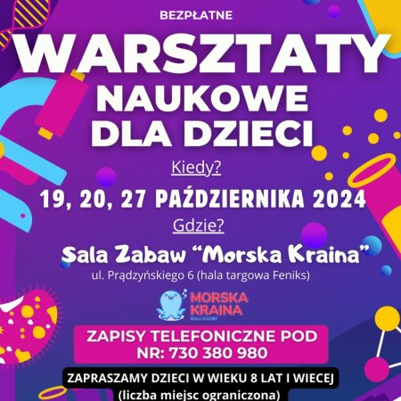 Młodzi odkrywcy, do dzieła! Bezpłatne warsztaty naukowe w Ostrołęce! [ZAPISY]