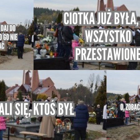 Wszystkich Świętych. Te teksty można usłyszeć na cmentarzu