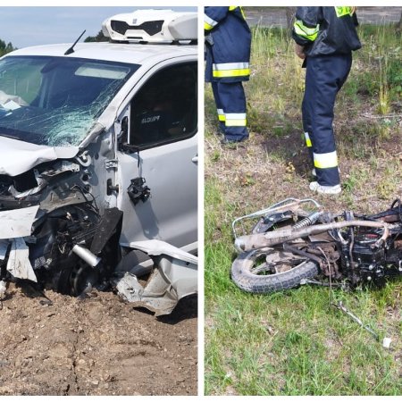 Tragiczny wypadek. Zginął motocyklista