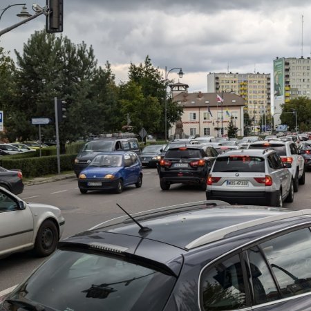 Ostrołęka stoi. Remont drogowy = koszmar kierowców! [WIDEO, ZDJĘCIA]