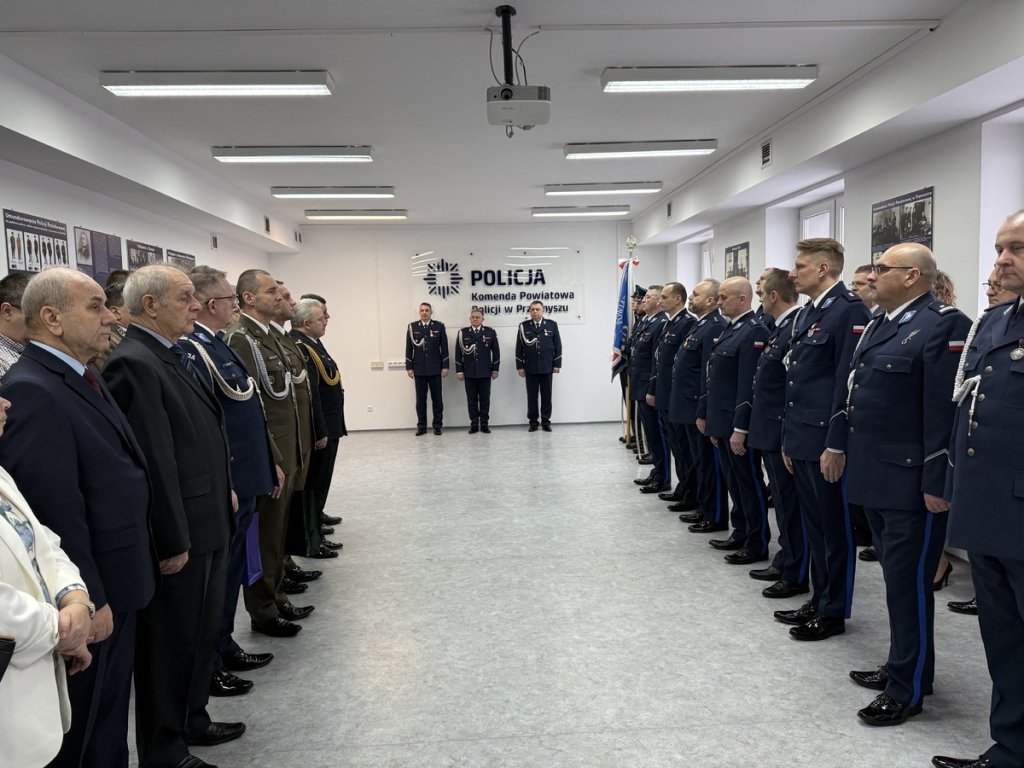 Nowy komendant policji w Przasnyszu. Przez lata związany był z KMP w Ostrołęce [ZDJĘCIA]