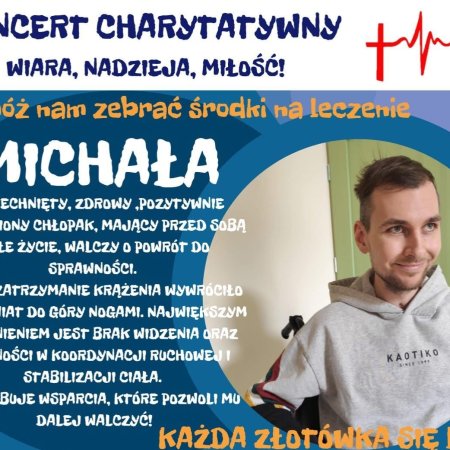 Wyjątkowy koncert w kościele św. Wojciecha. Pomóżmy Michałowi!