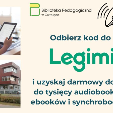 Większa pula kodów do platformy Legimi w Bibliotece Pedagogicznej!