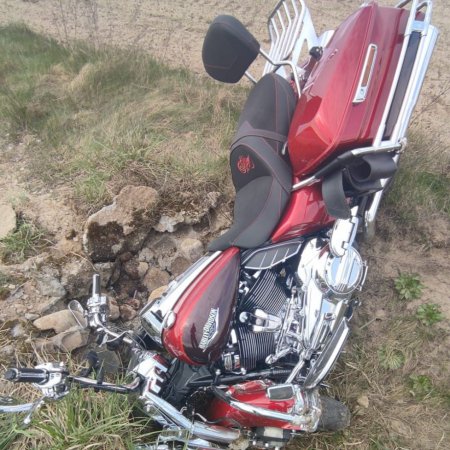 Wypadek motocyklisty w pobliżu Goworowa [FOTO]