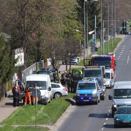 Niewybuch przy Traugutta w Ostrołęce! Ewakuacja i blokada drogi krajowej 61 [ZDJĘCIA]