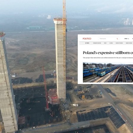 "Politico" o elektrowni i dwóch pylonach: "Potrzebne coś, co zastąpi Ostrołękę B"