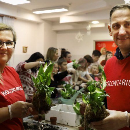 Wolontariusze Energi podczas akcji Dbamy o Ziemię w Elblągu